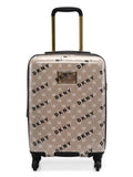 DKNY ON REPEAT Beige Color ABS Material Hard Trolley