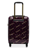 DKNY ON REPEAT Aubergine & Pink Color ABS Material Hard Trolley