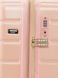 DKNY BIAS Pink Color ABS Material Hard Trolley