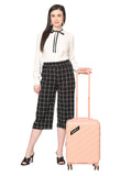 DKNY BIAS Pink Color ABS Material Hard Trolley