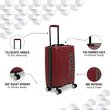 DKNY BLAZE HS Range Murano Red Color Hard Luggage