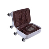 Dkny City Block Range Silver Color 20" Hard Cabin Size Trolley