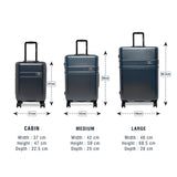 DKNY DASH Range Dark Teal  Color Hard Luggage