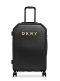 DKNY Allore Hard Cabin Black Luggage Trolley