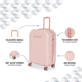 DKNY Allore Hard Cabin Pink Luggage Trolley