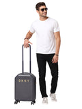 DKNY ALLORE  Range Slate Grey Color Hard Luggage