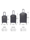 DKNY ALLORE  Range Slate Grey Color Hard Luggage