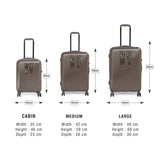 DKNY SEDUCTION Range Bronze Color Hard Luggage