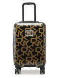 DKNY DECO SIGNATURE Black & Gold Color ABS/PC FILM Material Hard Trolley