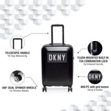 DKNY UNLIMITED Range Black Color Hard Luggage