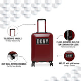 DKNY UNLIMITED Range Murano Red Color Hard Luggage