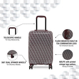 DKNY VINTAGE SIGNATURE Range Graphite & Cordavan Color Hard Luggage