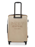 DKNY NEW YORKER Gold Matallic Color ABS Material Hard Trolley