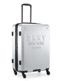 DKNY NEW YORKER Silver Matallic Color ABS Material Hard Trolley