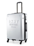 DKNY NEW YORKER Silver Matallic Color ABS Material Hard Trolley