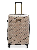 DKNY ON REPEAT Beige Color ABS Material Hard Trolley