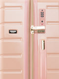DKNY BIAS Pink Color ABS Material Hard Trolley