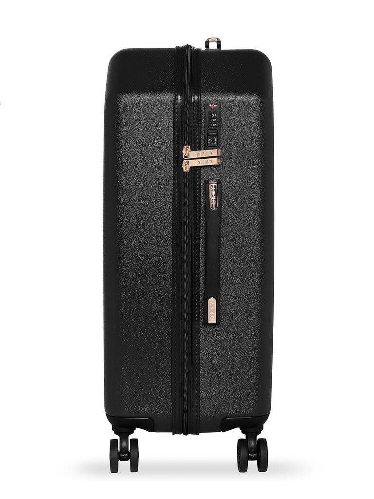 DKNY Allore Hard Medium Black Luggage Trolley