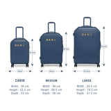DKNY ALLORE  Range Colonial Blue Color Hard  Luggage