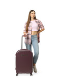 DKNY ALLORE Aubergine Color ABS/PC FILM Material Hard Trolley