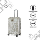 DKNY REBELLION Range Storm Grey & White Color Hard Case Abs Pc Film Medium Size LUGGAGE