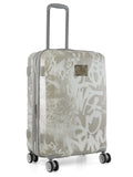 DKNY REBELLION Range Storm Grey & White Color Hard Case Abs Pc Film Medium Size LUGGAGE
