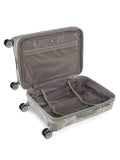 DKNY REBELLION Range Storm Grey & White Color Hard Case Abs Pc Film Medium Size LUGGAGE