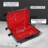 DKNY RAPTURE Range Black Color Hard  Luggage