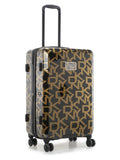 DKNY DECO SIGNATURE Black & Gold Color ABS/PC FILM Material Hard Trolley