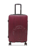 DKNY Token Hs Hard Medium Burgundy Luggage Trolley