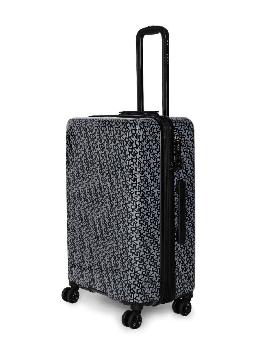 DKNY Vintage Signature Hard Medium Black Luggage Trolley