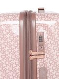 DKNY Vintage Signature Hard Medium Dark Rose Luggage Trolley