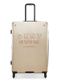 DKNY NEW YORKER Gold Matallic Color ABS Material Hard Trolley