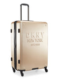 DKNY NEW YORKER Gold Matallic Color ABS Material Hard Trolley