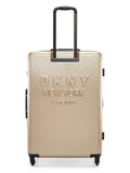 DKNY NEW YORKER Gold Matallic Color ABS Material Hard Trolley