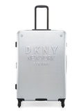 DKNY NEW YORKER Silver Matallic Color ABS Material Hard Trolley