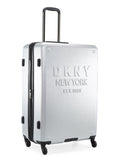 DKNY NEW YORKER Silver Matallic Color ABS Material Hard Trolley