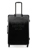 DKNY NEW YORKER Black Matallic Color ABS Material Hard Trolley