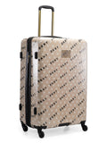 DKNY ON REPEAT Beige Color ABS Material Hard Trolley