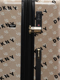 DKNY ON REPEAT Beige Color ABS Material Hard Trolley