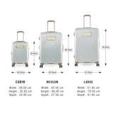 DKNY ALCHEMY Range White Pear Color Hard Case Abs & Pc Composite LUGGAGE