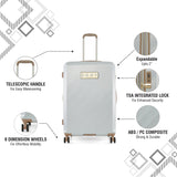 DKNY ALCHEMY Range White Pear Color Hard Case Abs & Pc Composite LUGGAGE