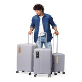 Dkny City Block Range Silver Color 28" Hard Large Size Trolley