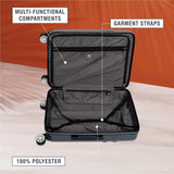 DKNY DASH Range Dark Teal  Color Hard Luggage