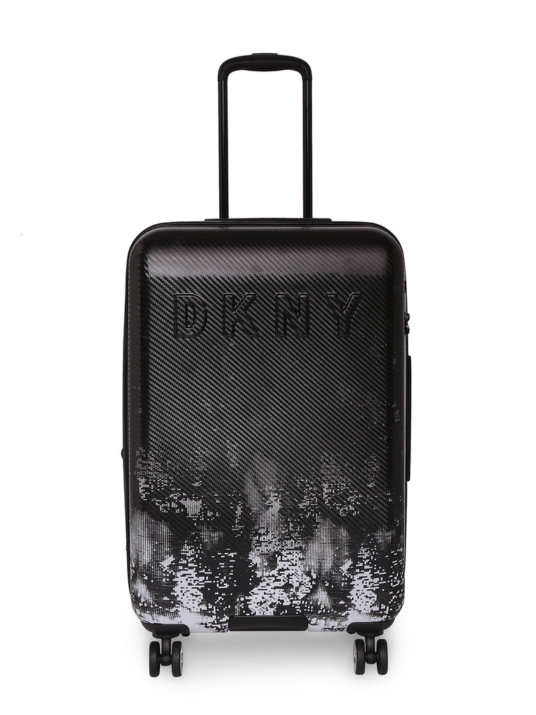 DKNY Glimmer Hard Body Large Black Luggage Trolley