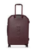 DKNY Allore Hard Body Large Burgundy Luggage Trolley