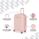 DKNY Allore Hard Large Pink Luggage Trolley