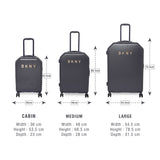 DKNY ALLORE  Range Slate Grey Color Hard Luggage