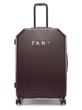 DKNY ALLORE Aubergine Color ABS/PC FILM Material Hard Trolley