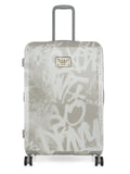 DKNY REBELLION Range Storm Grey & White Color Hard Case Abs Pc Film Large Size LUGGAGE